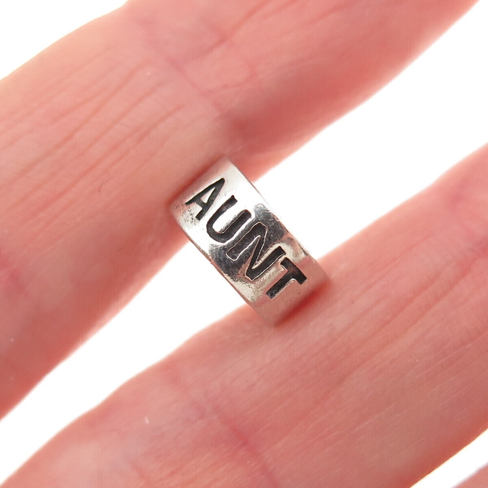 Chamilia 925 Sterling Silver Aunt Tia Tante Slide Spacer Charm